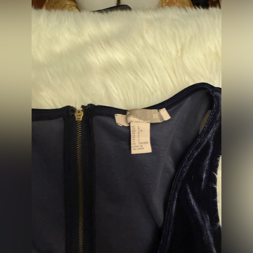 Purple Velvet midi dress - Picture 4 of 6